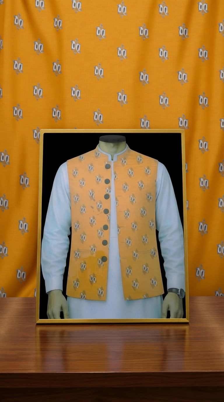 Waistcoat Fabric Display Frame - Image 2